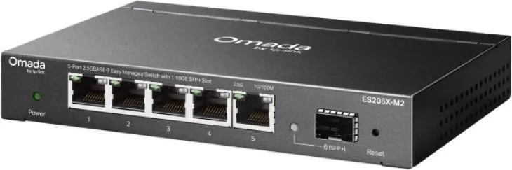 Switch TP-Link Omada ES206X-M2, 2.5G, 5 porturi