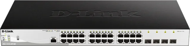 Switch D-Link Gigabit DGS-1210-28P/ME, 24 porturi, PoE