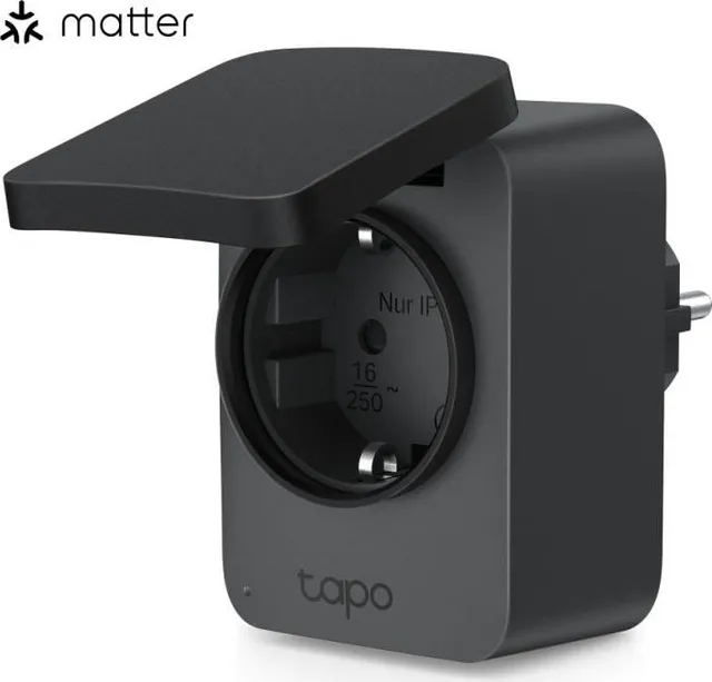 Smart WiFi Outdoor Plug Tapo P410M, IEEE 802.11b/g/n, Bluetooth (for setup only), 2.4 GHz Wi-Fi, IP54