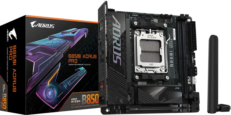 Placa de baza Gigabyte B850I Aorus PRO, Socket AM5, DDR5, Mini-ITX