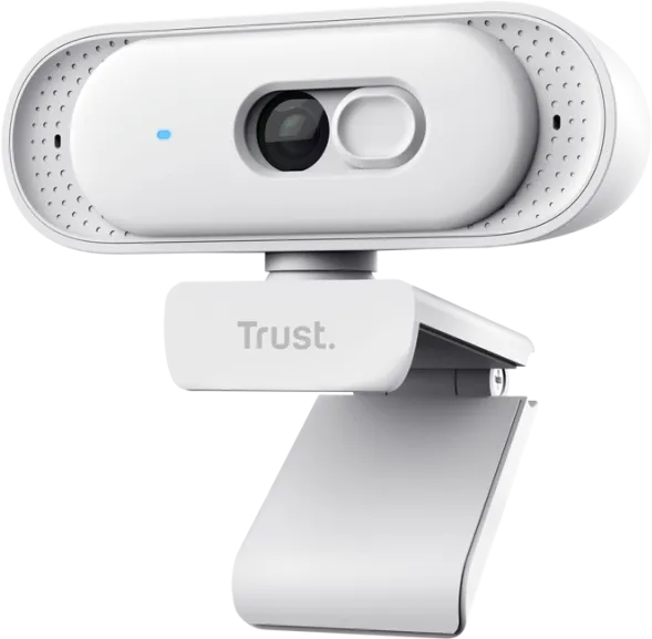 Camera Web Trust Tomar 2K QHD, rezolutie video 2K, USB 2.0, Alb