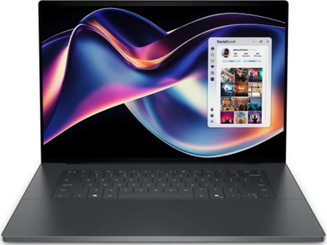 Laptop Consumer Dell XPS 16, cu procesor Intel Core Ultra 9 388H, 16'' OLED, 64 GB LPDDR5x, 4 TB