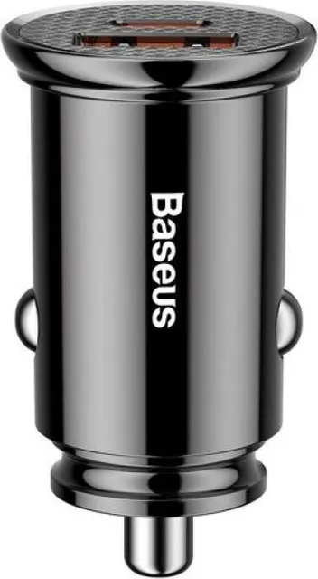 Incarcator Auto Baseus CCALL-YS01, 30 W, 2 porturi, Negru