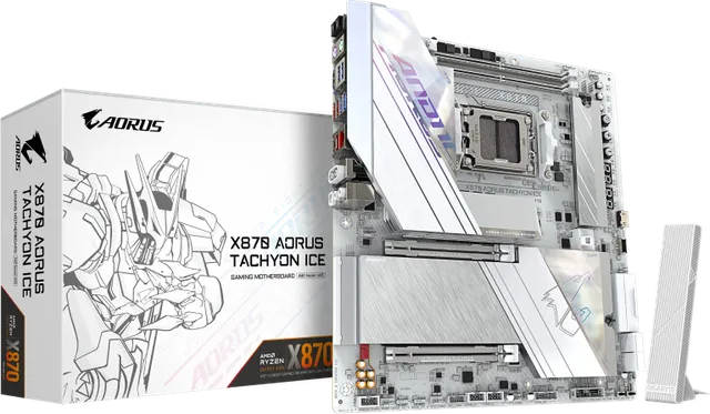 Placa de baza Gigabyte X870 Aorus Tachyon ICE, Socket AM5, DDR5, ATX
