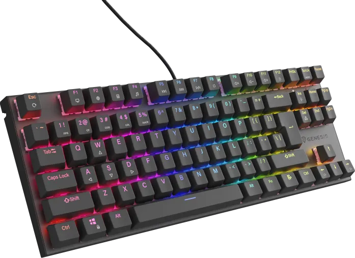 Tastatura Mecanica Gaming Genesis Thor 303 TKL, RGB, USB, negru