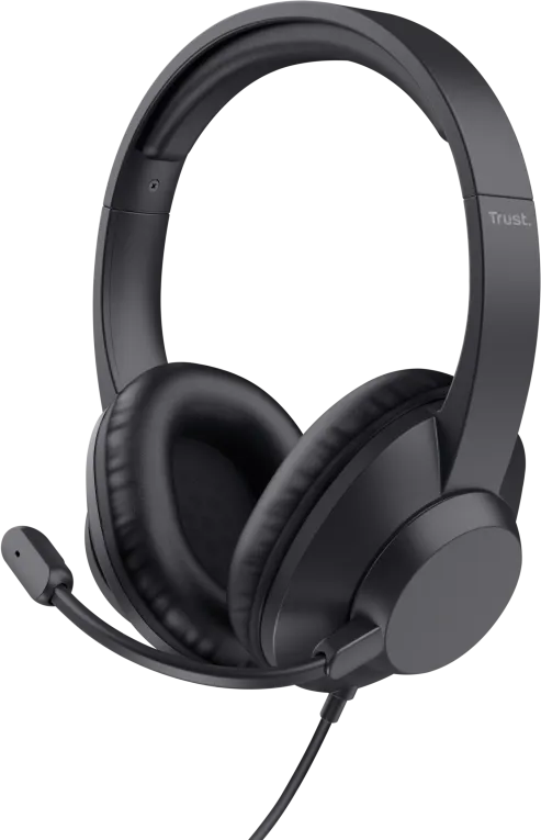 Casti Head-band Trust Ayda Max USB, Wired, Negru