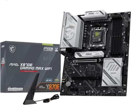 Placa de baza MSI MAG X870E Gaming MAX WIFI, Socket AM5, DDR5, ATX