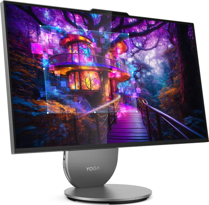 All-in-One Consumer Lenovo Yoga AIO 27IAH10 cu procesor Intel Core Ultra 5 125H pana la 4.5GHz, 27", QHD, IPS