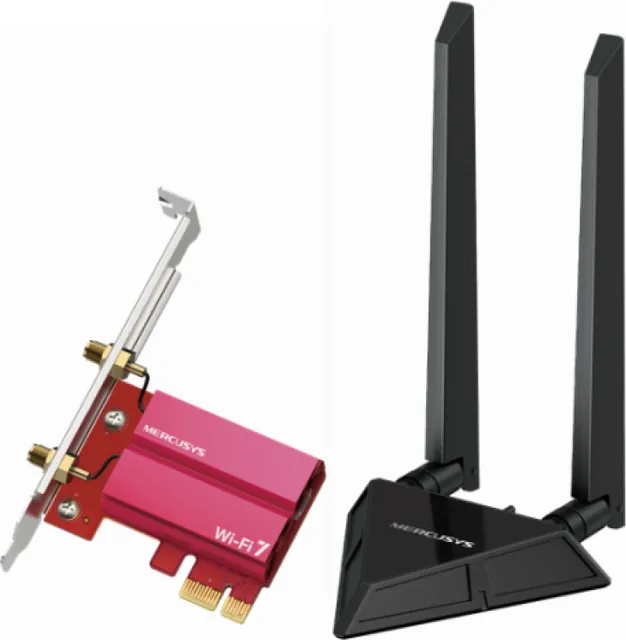 Adaptor Wireless Mercusys BE9300, WIFI 7, Mesh, Tri-Band