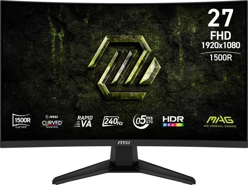 Monitor Gaming MSI MAG 275CF X24, 27", 1920 x 1080 pixeli, Black