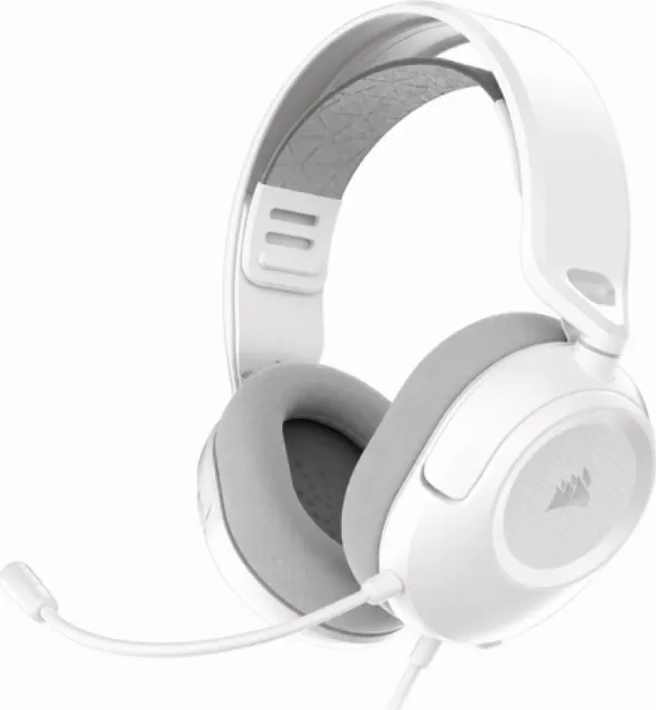 Casti Gaming Over-ear Corsair HS35 v3, Cu Fir, Alb