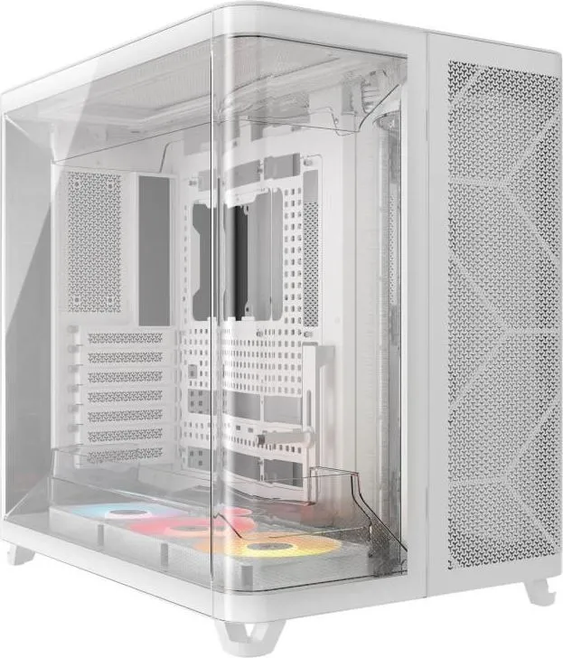 Carcasa Corsair AIR 5400 RS-R ARGB, RGB, Midi Tower, White