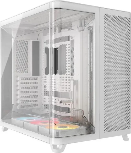 Carcasa Corsair AIR 5400 RS-R ARGB, RGB, Midi Tower, White