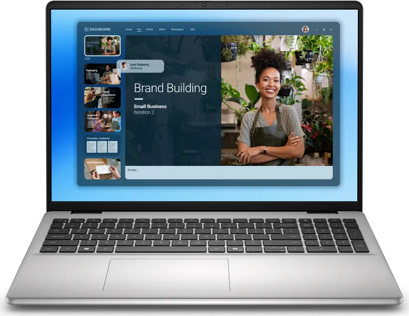 Laptop SMB Dell 16 DC16251, cu procesor Intel Core 7 150U, 16'', IPS, 16 GB DDR5, 512 GB, Intel Graphics