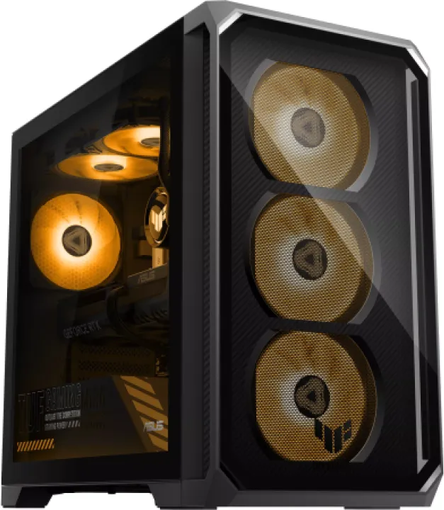 Desktop Gaming ASUS TUF Gaming T700 cu procesor AMD Ryzen 5 8400F pana la 4.7 GHz, 32 GB DDR5, 1TB SSD