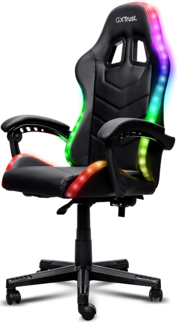 Scaun Gaming Trust GXT 704 Roniq RGB, 110 kg, negru