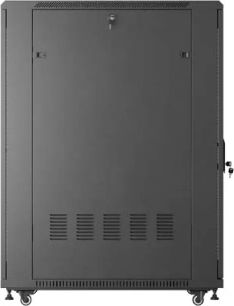 Dulap rack 19" perete 27U/600X1000 (FLAT PACK) WITH MESH DOOR, self- assembly