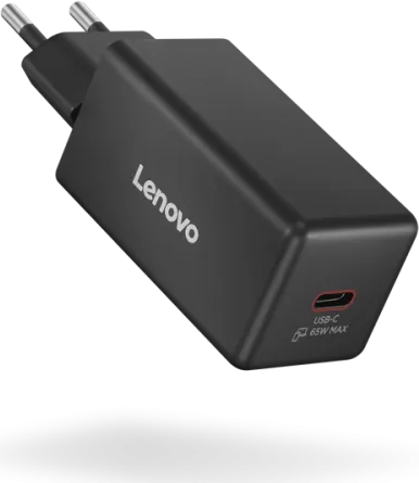 Incarcator Laptop Lenovo Mini GaN 65W, 65W, Negru