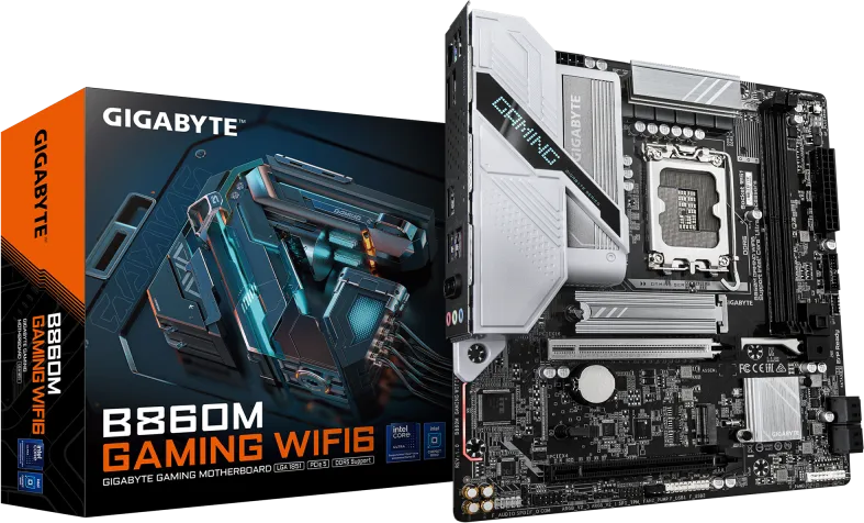 Placa de baza Gigabyte B860M Gaming WIFI6, Socket 1851, DDR5, Micro-ATX