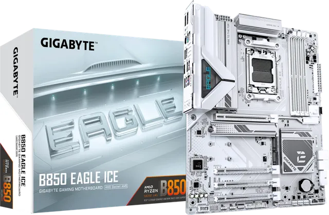 Placa de baza Gigabyte B850 Eagle ICE, Socket AM5, DDR5, ATX