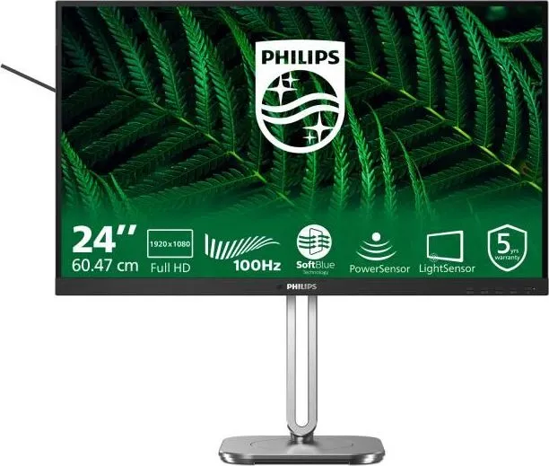 Monitor Consumer Philips 24B2G5200/00, 24", 1920 x 1080 pixeli, Anthracite
