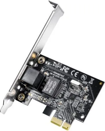 CUDY Gigabit PCI Express Network Adapter, Realtek Chipset, 10/100/1000Mbps RJ45 port, Auto MDI/MDIX
