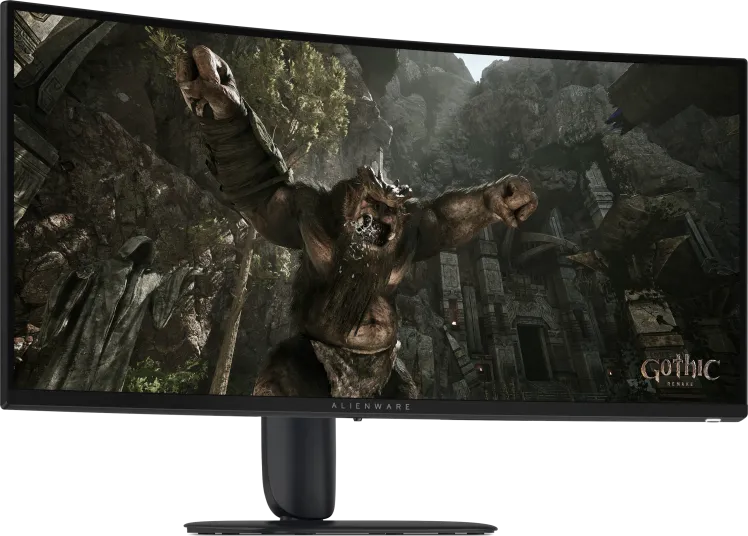 Monitor Commercial Alienware AW3426DWM, 34", 3440 x 1440 pixeli, Black