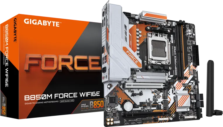 Placa de baza Gigabyte B850M Force WIFI6E, Socket AM5, DDR5, Micro-ATX