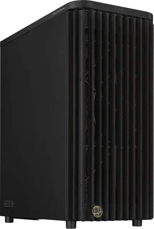 Carcasa ASUS ProArt PA401 Wood Metal PWM, RGB, Mid Tower, Black
