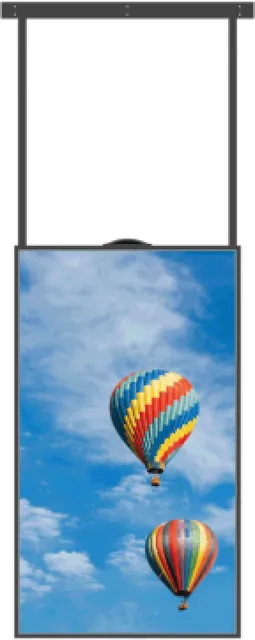 Monitor signage Dahua HighBrightness Vertical (Portrait), 55", 3000nit, FHD, panel IPS, DLED, 14ms