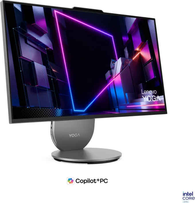 All-in-One Consumer Lenovo Yoga AIO 27IPH11 cu procesor Intel Core Ultra 5 325 pana la 4.5 GHz, 27 inch, QHD