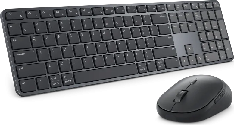 Tastatura si Mouse Wireless DELL Pro 7 Slim KM726, Negru, EN US