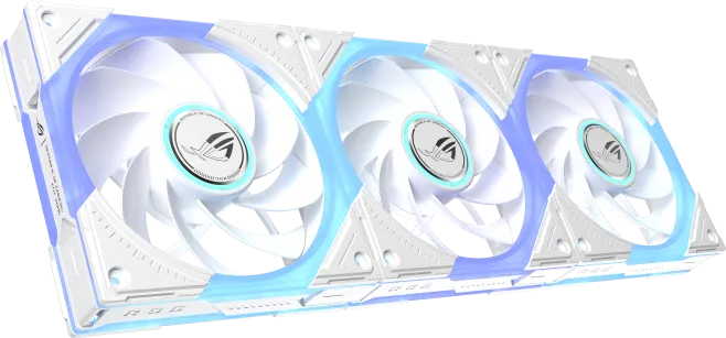 Ventilator Carcasa ASUS ROG Eurux GR120 ARGB Reverse Triple Pack, 12 cm, 2200 RPM, 3 ventilatoare, RGB