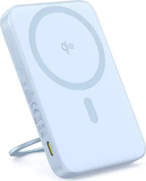 Baseus PicoGo Qi2 Magnetic 5000 mAh Albastru