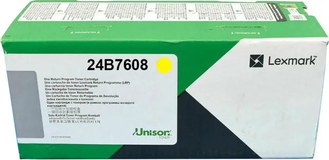 Toner Lexmark XC8355, 95x, 96x, Yellow