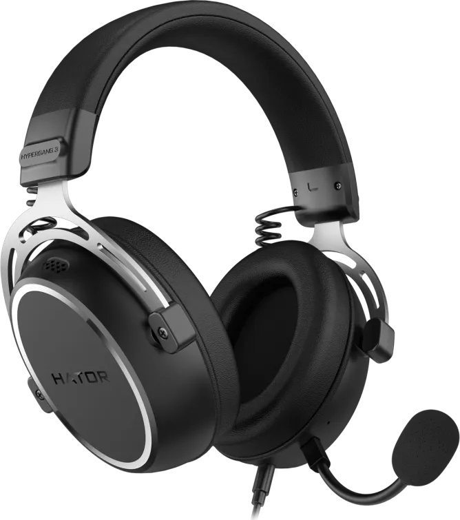 Casti Gaming Head-band Hator Hypergang 3 Hi-Res, Wired, Negru