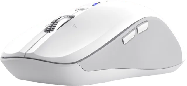 Mouse Wireless Trust Ferro Hyperscroll, 3200 dpi, alb