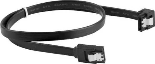 Cablu Lanberg CA-SASA-13CU-0050-BK, SATA 7-pin, 0.5 m, Negru