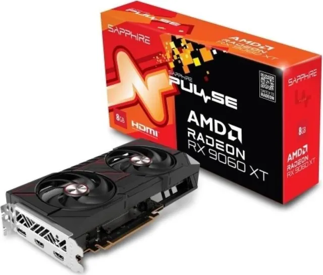 Placa video Sapphire Pulse Radeon RX 9060 XT, 8GB GDDR6, PCI Express 5.0, 128-bit