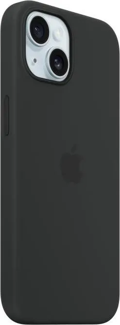 iPhone 15 Silicone Case with MagSafe - Black
