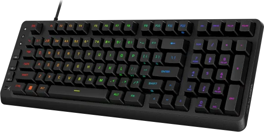 Tastatura gaming HP HyperX Eve 1800GAM, membrana, lungime cablu 1.5m, iluminare RGB (16,777,216 colors)