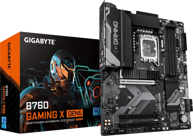 Placa de baza Gigabyte B760 Gaming X GEN5, Socket 1700, DDR5, ATX