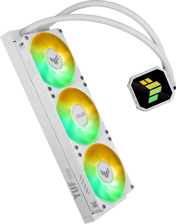 Cooler Procesor ASUS TUF Gaming LC III 360 ARGB White Edition, Lichid, 12 cm, aRGB