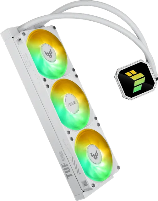 Cooler Procesor ASUS TUF Gaming LC III 360 ARGB White Edition, Lichid, 12 cm, aRGB