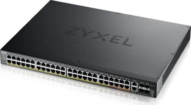 Switch Zyxel Gigabit XGS2220-54HP, 24+6 porturi