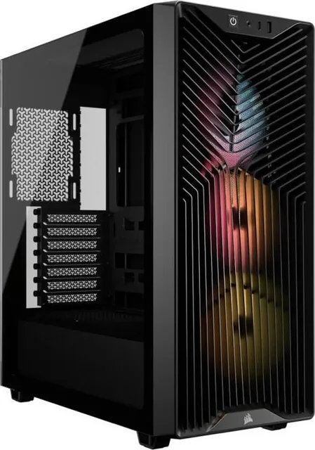 Carcasa Corsair 3200D RS ARGB, Mid Tower, Black (CC-9011346-WW)