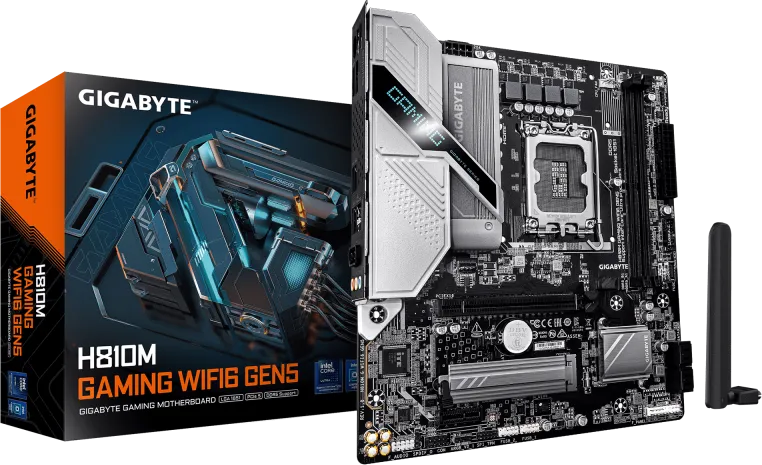 Placa de baza Gigabyte H810M Gaming WIFI6 GEN5, LGA 1851, DDR5, Micro-ATX