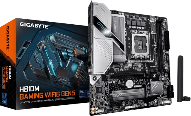 Placa de baza Gigabyte H810M Gaming WIFI6 GEN5, LGA 1851, DDR5, Micro-ATX