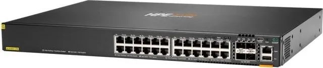 HPE Networking CX6200F 24G Class4 PoE 4SFP+ 370W Switch