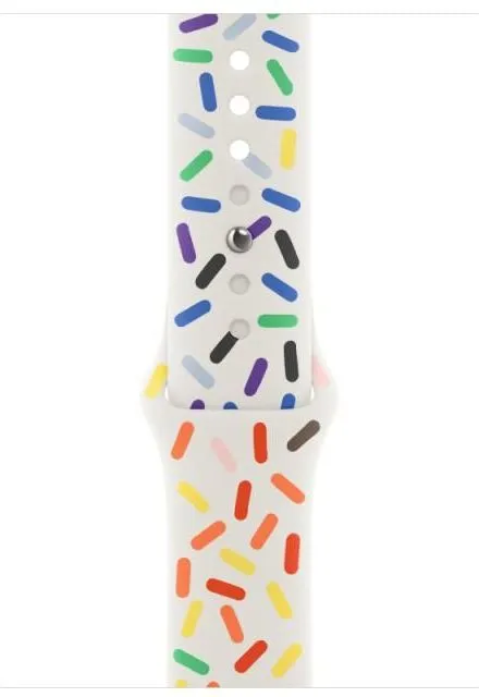Curea pentru Apple Watch 45mm Band: Pride Edition Sport Band - M/L